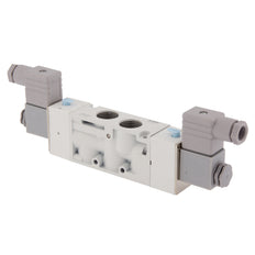 NPT 1/2'' 24V DC 5/2 vías Válvula de solenoide biestable 2-8bar MVSC