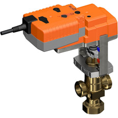 Válvula de Globo Belimo G1-1/8 Carrera de 15mm Kvs0.63 24VAC/DC a Prueba de Fallos 150s 0-10V 1000N IP54 H411B/NVK24A-SZ-TPC