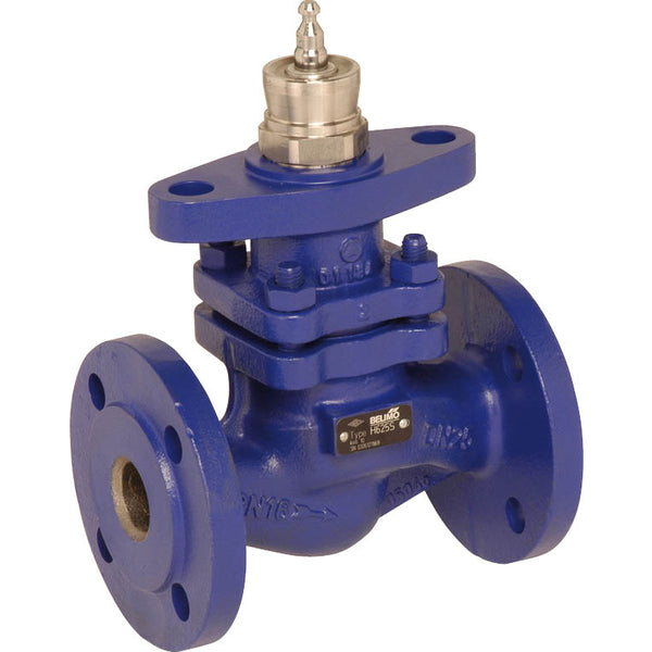 Válvula de Globo Belimo DN50 Brida 15mm Carrera Kvs40 24VAC/DC 35s MP-Bus 0-10/2-10V 1500N IP54 H650SP/SVC24A-MP-TPC