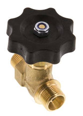 Válvula de aguja de latón G3/8'' macho NBR 40 bar - NLB