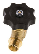 Válvula de aguja de latón G3/8'' macho NBR 40 bar - NLB