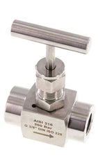 G3/8'' Válvula de aguja de acero inoxidable PTFE 300 bar - NLS