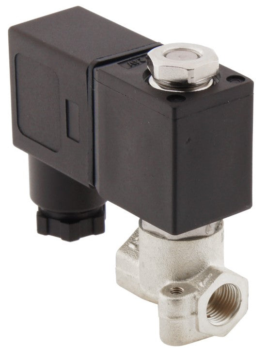 Electroválvula CM-DA 1/8'' Acero inoxidable EPDM 0-10bar 24V DC