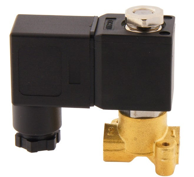 Electroválvula CM-DA 1/8'' Latón FKM 0-10bar 24V DC