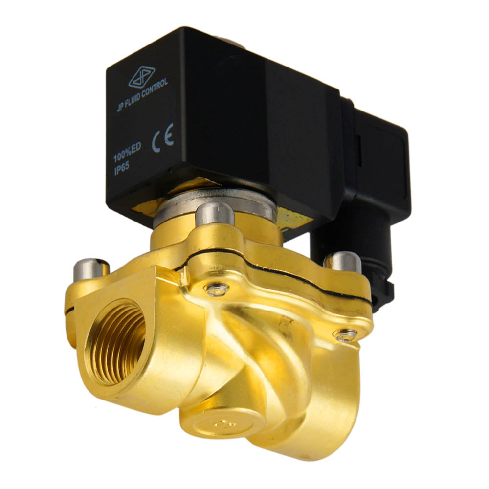 Electroválvula DF-SA 1/2'' latón FKM 0-6bar 12V DC
