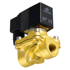 Electroválvula DF-SA 3/8'' latón FKM 0-6bar 12V DC