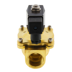 Electroválvula DF-SA 1'' de latón FKM 0-6bar 12V DC