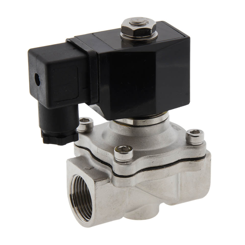 Válvula solenoide DF-SA 3/4'' acero inoxidable EPDM 0-6bar 12V DC