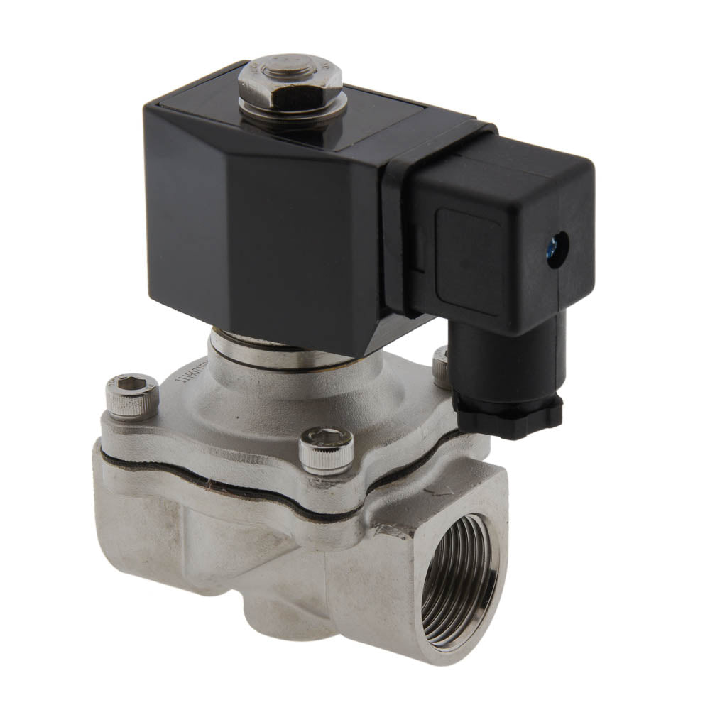 Electroválvula DF-SA 3/4'' acero inoxidable FKM 0-10bar 230V AC