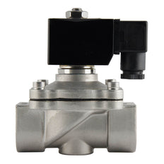 Electroválvula DF-SA 1'' acero inoxidable FKM 0-6bar 12V CC