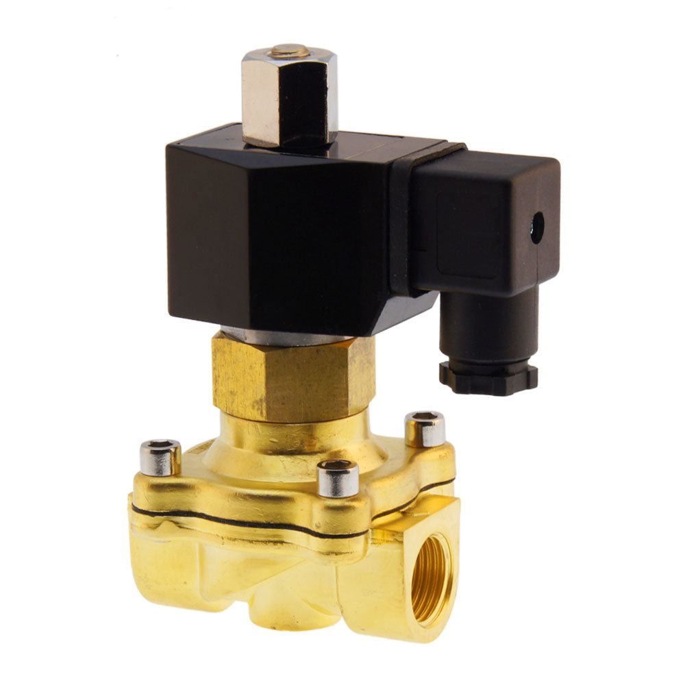 Electroválvula DF-SB 3/8'' NO latón FKM 0-5bar 380V AC
