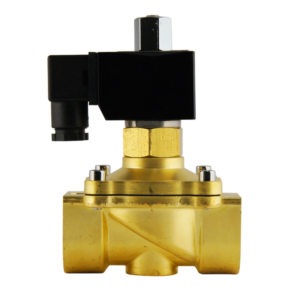 Electroválvula DF-SB 1'' NO latón EPDM 0-3bar 12V DC