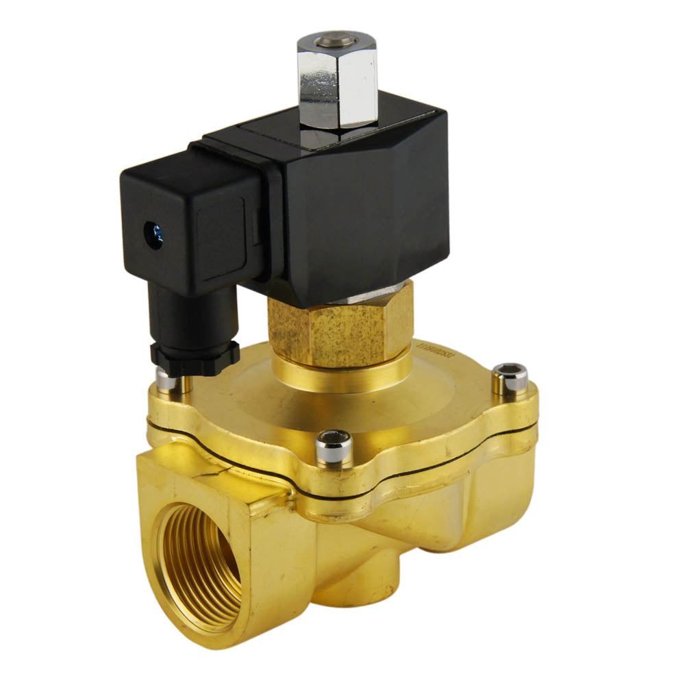 Electroválvula DF-SB 1'' NO latón FKM 0-3bar 12V DC