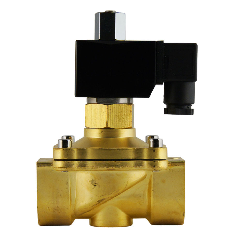 Electroválvula DF-SB 1'' NO latón FKM 0-3bar 12V DC
