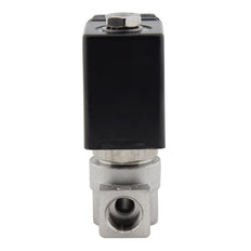 Electroválvula HP-DA 1/4'' Alta Presión Acero Inoxidable PTFE 4-100bar 230V AC