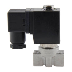 Electroválvula HP-DA 1/4'' Alta Presión Acero Inoxidable PTFE 4-100bar 230V AC