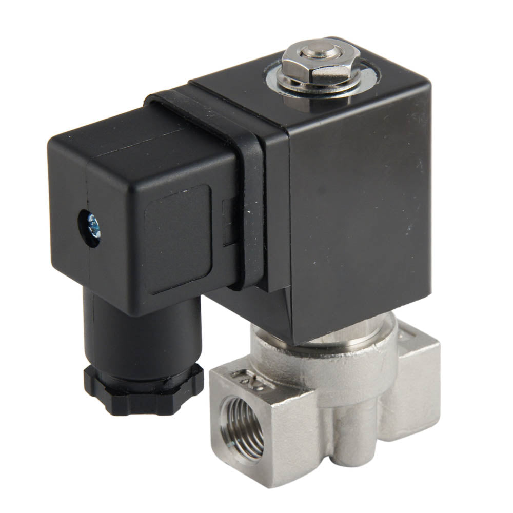 Electroválvula ST-DA 1/4'' acero inoxidable FKM 0-13bar 230V AC