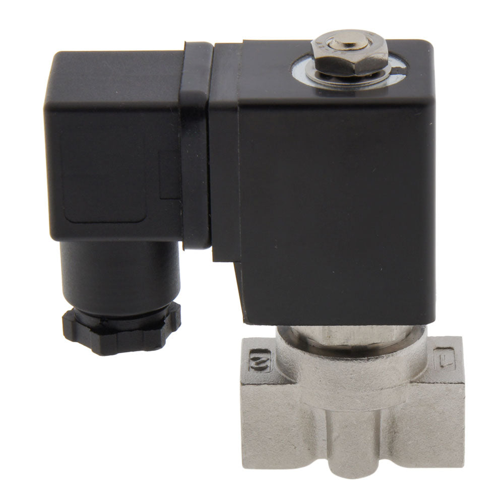 Electroválvula ST-DA 1/8'' acero inoxidable EPDM 0-13bar 24V DC