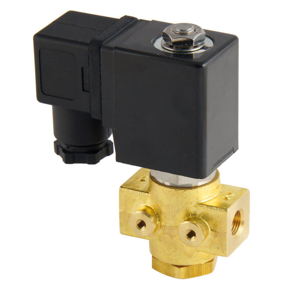 Electroválvula ST-DB 1/8'' NO latón EPDM 0-12bar 24V AC