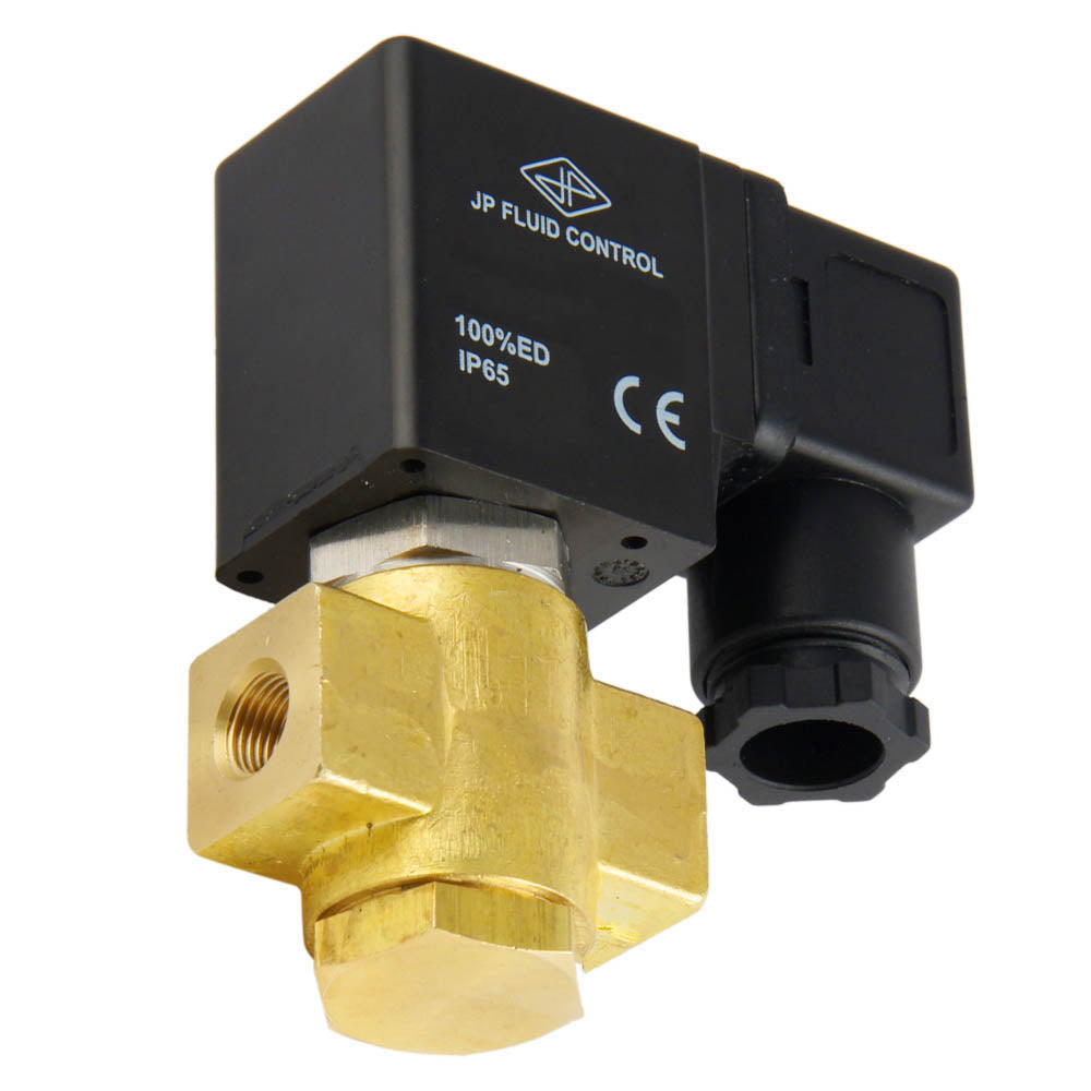 Electroválvula ST-DB 1/8'' NO latón FKM 0-12bar 12V DC