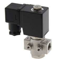 Electroválvula ST-DB 1/4'' NO acero inoxidable EPDM 0-12bar 12V DC