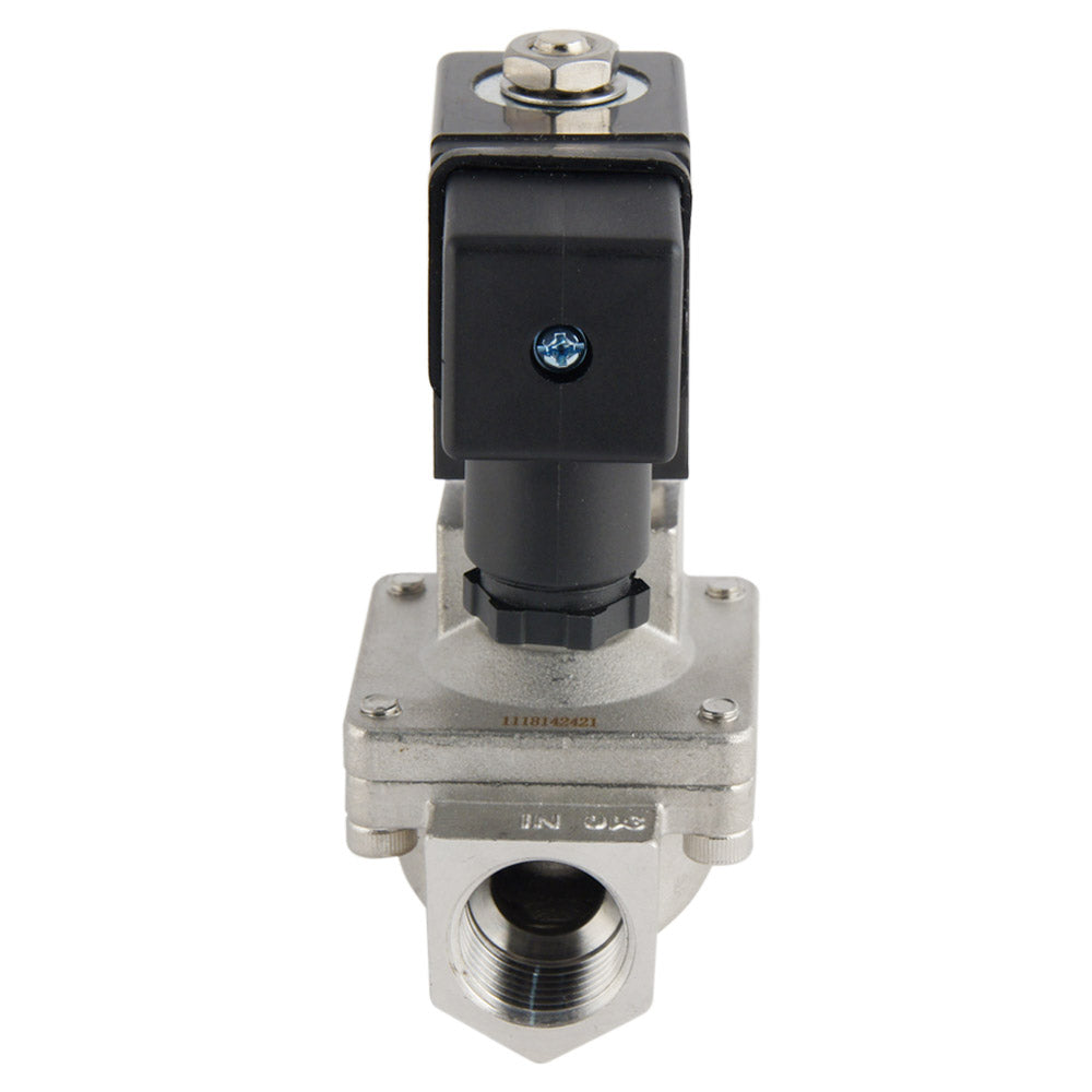 Electroválvula ST-IA 1/2'' NPT acero inoxidable EPDM 0,5-16bar 230V AC