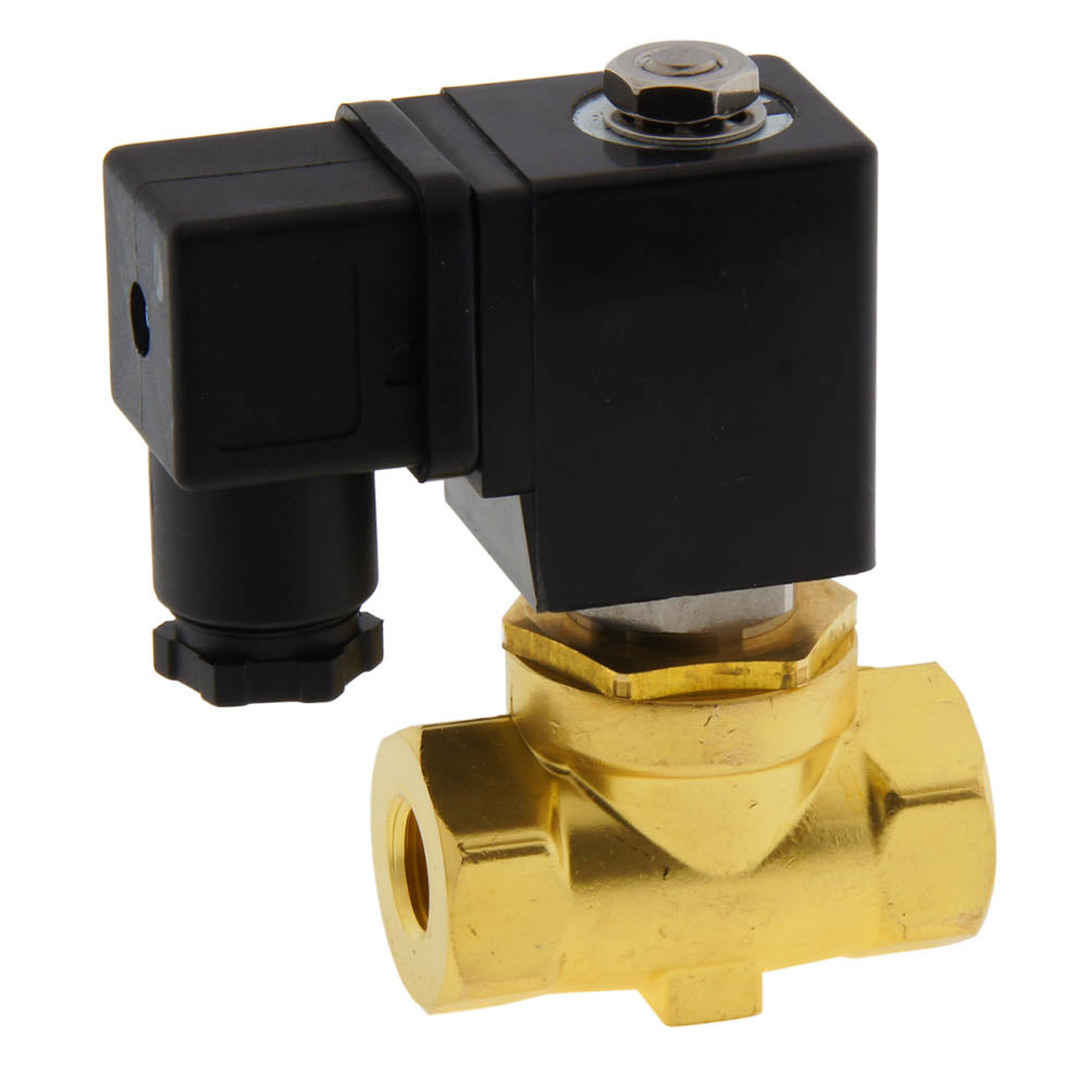 Electroválvula ST-SA 1/4'' NPT latón FKM 0-10bar 24V DC