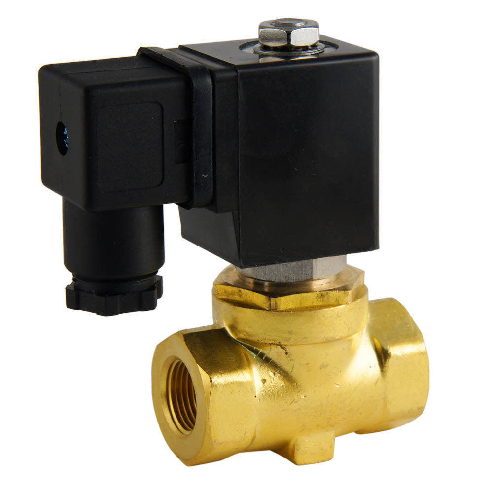 Electroválvula ST-SA 3/8'' NPT latón FKM 0-10bar 24V DC