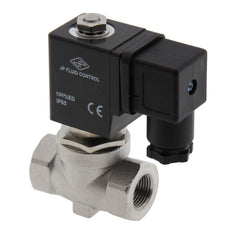 Electroválvula ST-SA 3/8'' NPT acero inoxidable EPDM 0-10bar 24V DC