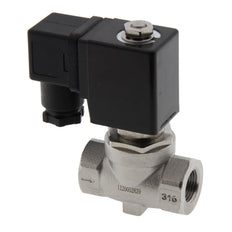 Electroválvula ST-SA 3/8'' NPT acero inoxidable FKM 0-16bar 380V AC