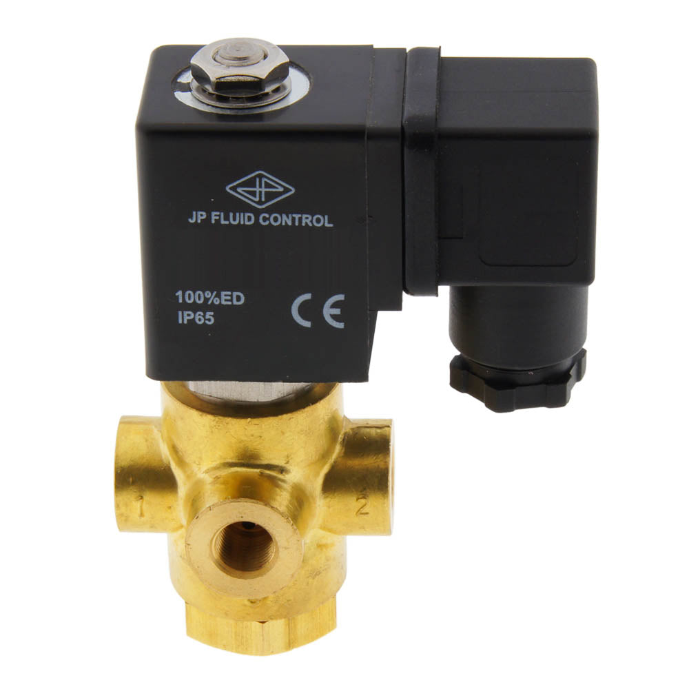 Electroválvula TP-DD 1/8'' 3/2 Vías UN Latón EPDM 0-5bar 120V AC