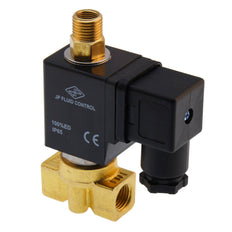 Electroválvula TW-DC 1/4'' 3/2 vías DI latón FKM 0-7bar 24V AC