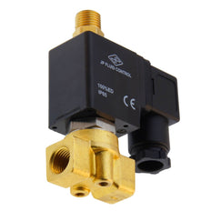 Electroválvula TW-DD 1/4'' 3/2 vías UN latón FKM 0-2,5bar 24V DC