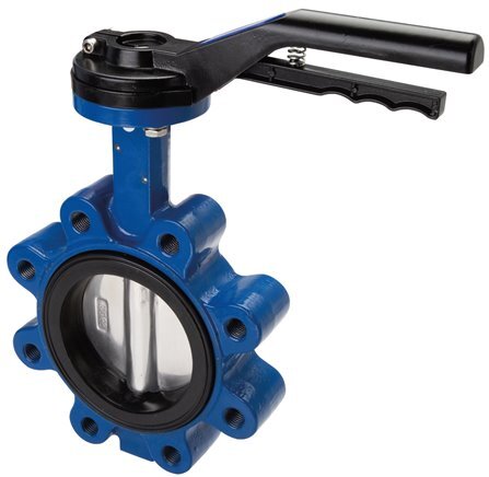 DN80 (3 inch) PN12 Lug Butterfly Valve GG25-Stainless steel-NBR