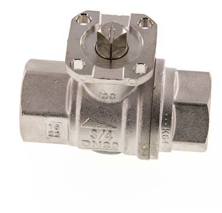 G3/4'' Brass Ball Valve 2-Way ISO-Top PN40 - BL2BA