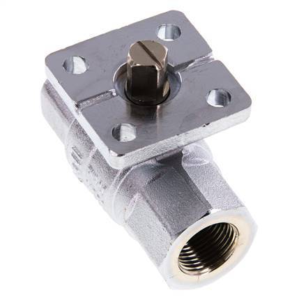 Rp3/8'' Brass Ball Valve 2-Way ISO-Top PN40 - BL2BA