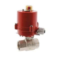 Rp3/8'' 230V AC 2-Way Brass Electrical Ball Valve - BL2BA