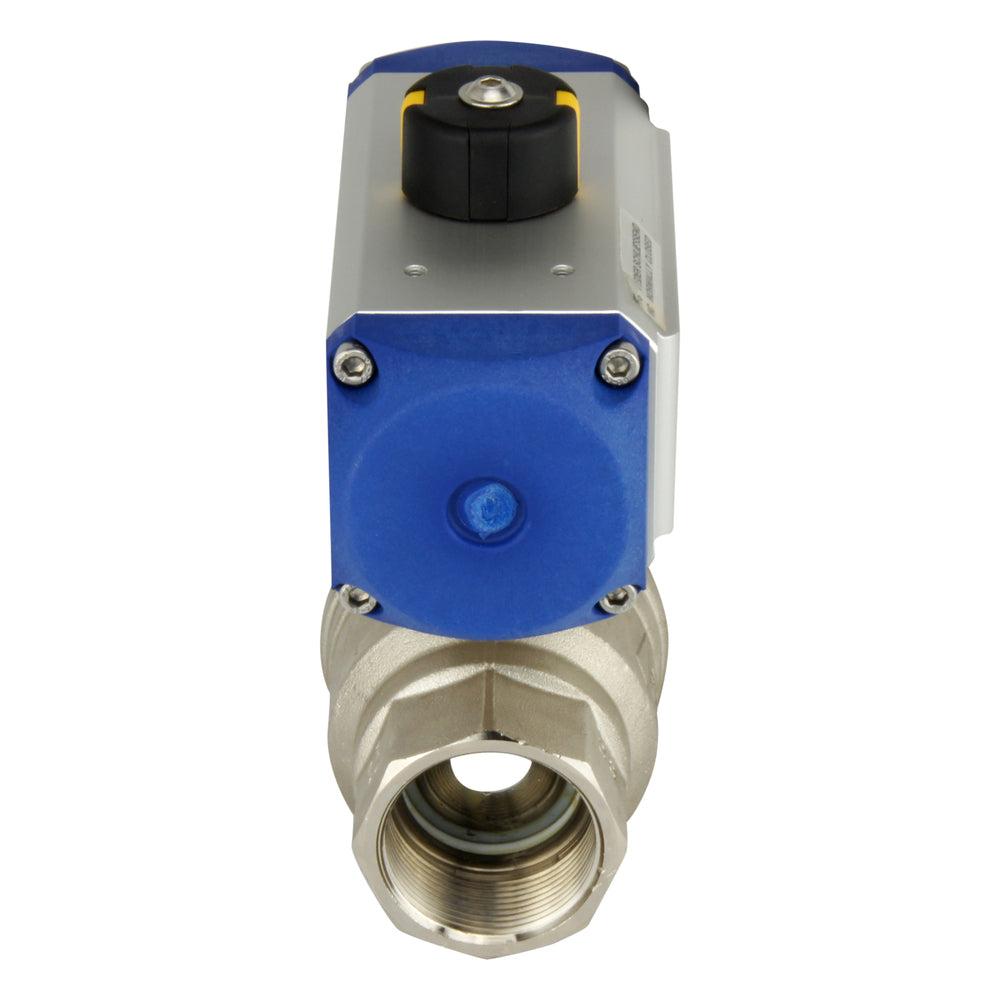 G2'' 2-Way Brass Pneumatic Ball Valve Spring Closed - BL2BA