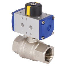 G3/8'' 2-Way Brass Pneumatic Ball Valve Double Acting - BL2BA