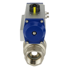 G3'' 2-Way Brass Pneumatic Ball Valve Spring Closed - BL2BA