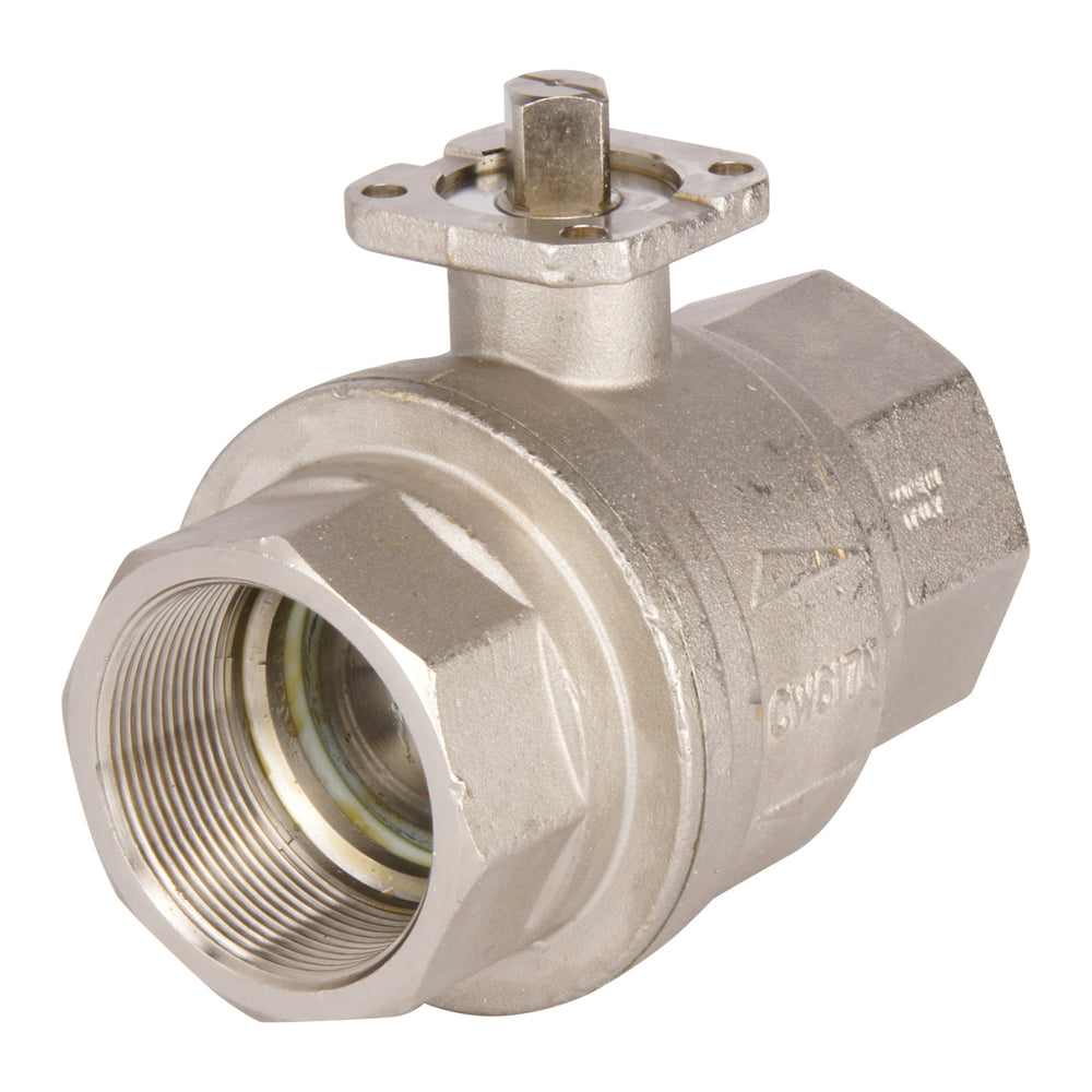 G4'' 2-Way Brass Pneumatic Ball Valve Spring Open - BL2BA