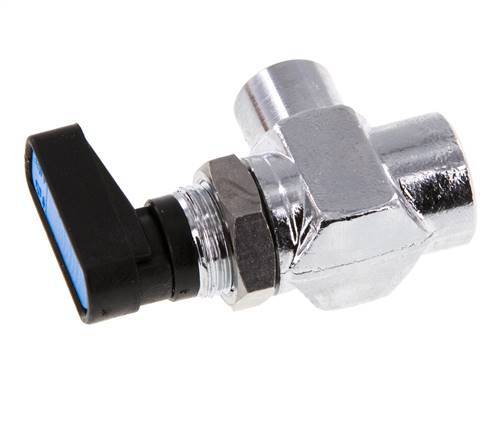 G 1/8 Inch Compact 2-Way Right Angle Brass Ball Valve