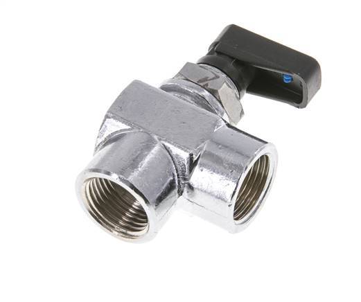 G 3/8 Inch Compact 2-Way Right Angle Brass Ball Valve