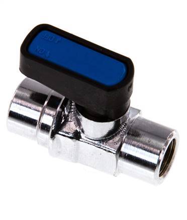 Rp 1/8 inch 2-Way Brass Mini Ball Valve Compact EN331 Gas 20 Bar