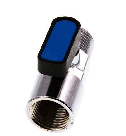 Male To Female R/Rp 1/2 inch 2-Way Brass Mini Ball Valve Compact EN331 Gas 20 Bar