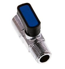 Male To Female R/Rp 1/4 inch 2-Way Brass Mini Ball Valve Compact EN331 Gas 20 Bar