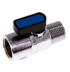 Male To Female R/Rp 3/8 inch 2-Way Brass Mini Ball Valve Compact EN331 Gas 20 Bar
