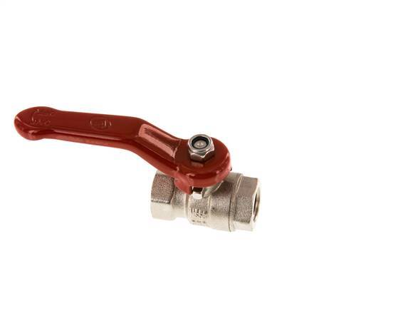 Rp1/4'' 2-Way Ball Valve Brass PTFE/NBR 25 bar - BL2BM