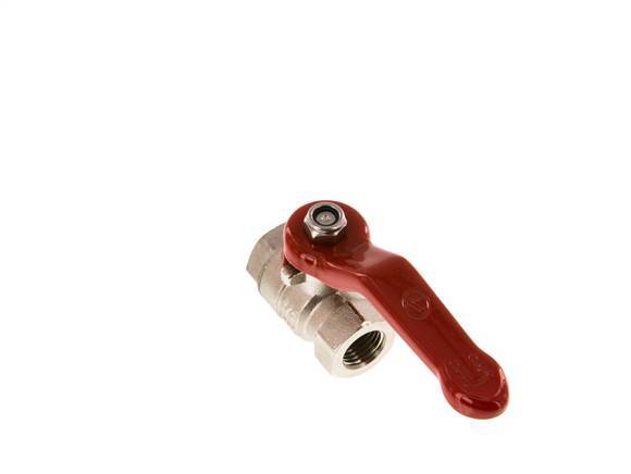 Rp1/4'' 2-Way Ball Valve Brass PTFE/NBR 25 bar - BL2BM
