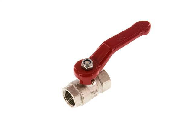 Rp3/8'' 2-Way Ball Valve Brass PTFE/NBR 25 bar - BL2BM